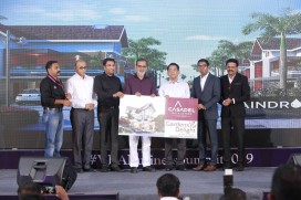 CASADEL BUILDERS proudly launches its new apartment project- CASADEL TOWNWALK at Sharjah Expo Centre on 13th december 2019 by Mahir Al Nooman Alshamsi(Director of Alshamsi group), Ganesh Ravi Pillai and Joy Mathew(Malayala Manorama Marketing Services and S